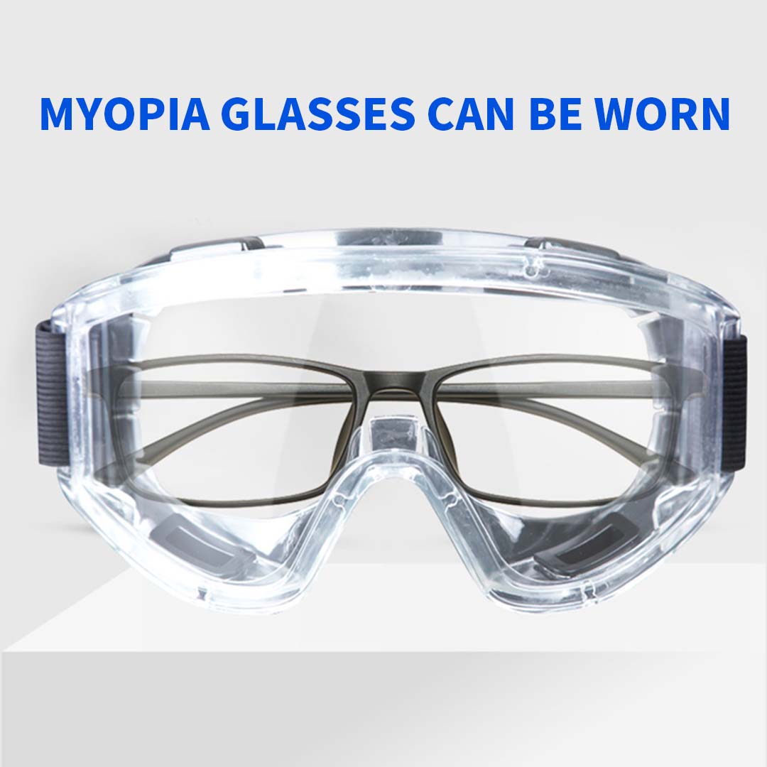 Clear Protective Eye Glasses Safety Windproof Lab Goggles Eyewear-3