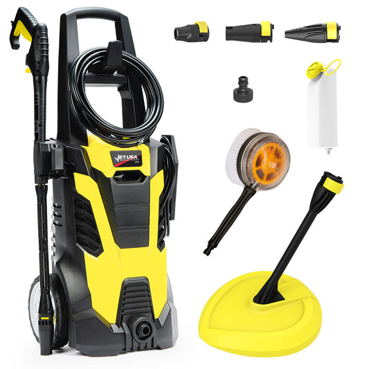 NNEMB RX540s Electric High Pressure Washer-2900PSI 2 Nozzles-Brush Head-Deck Cleaner-Detergent Bottle-0