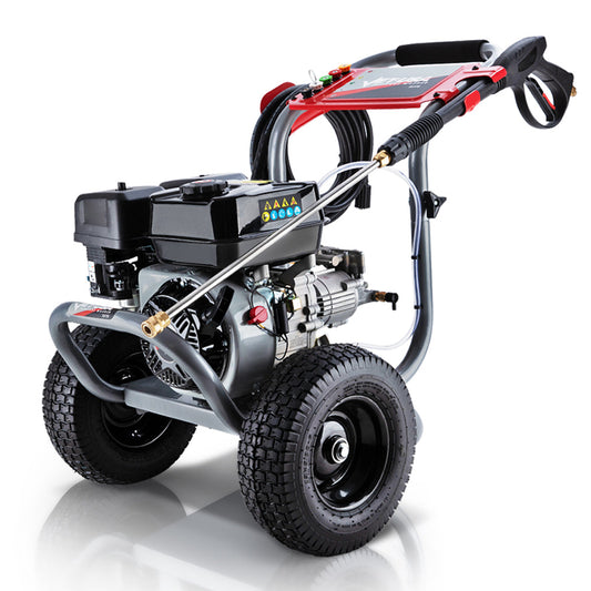 NNEMB 4800PSI Petrol High Pressure Cleaner Washer w/ 30m Hose Reach and Drain Cleaner-TX770-0