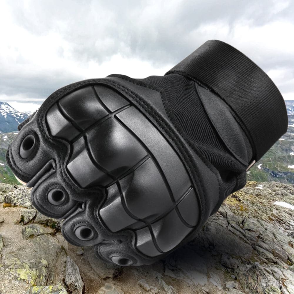 Hunting Work Driving Anti-Skid Tactical Fingerless Gloves-2