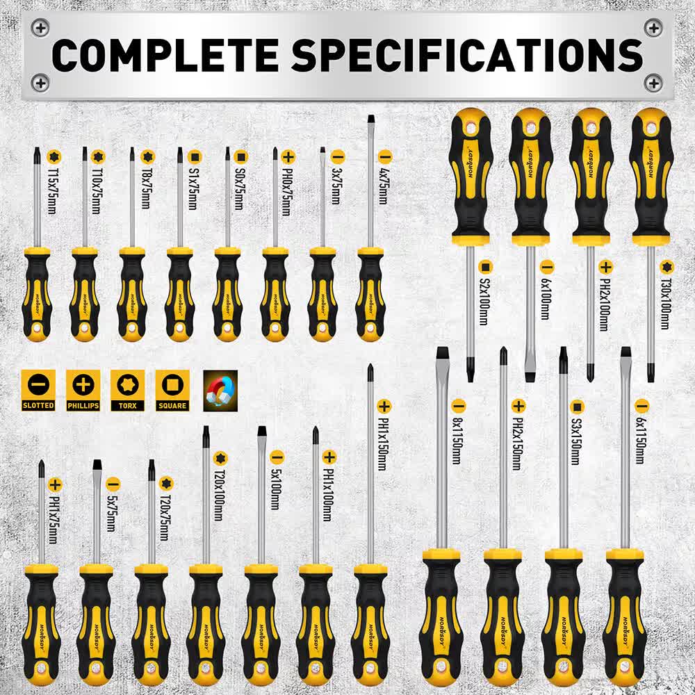 NNEDSZ 140Pcs Magnetic Screwdriver Set Hex Key Magnetizer Demagnetizer Precision Screwdriver-4