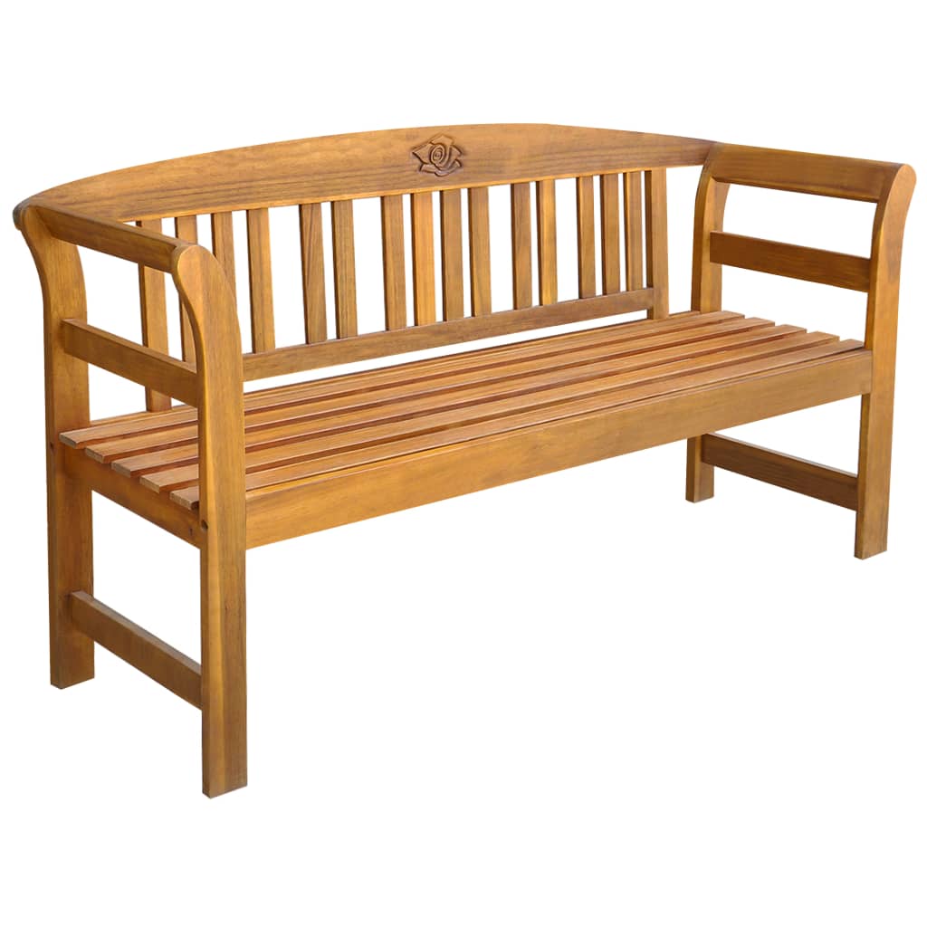 vidaXL Puutarhapenkki 157cm akaasiapuu