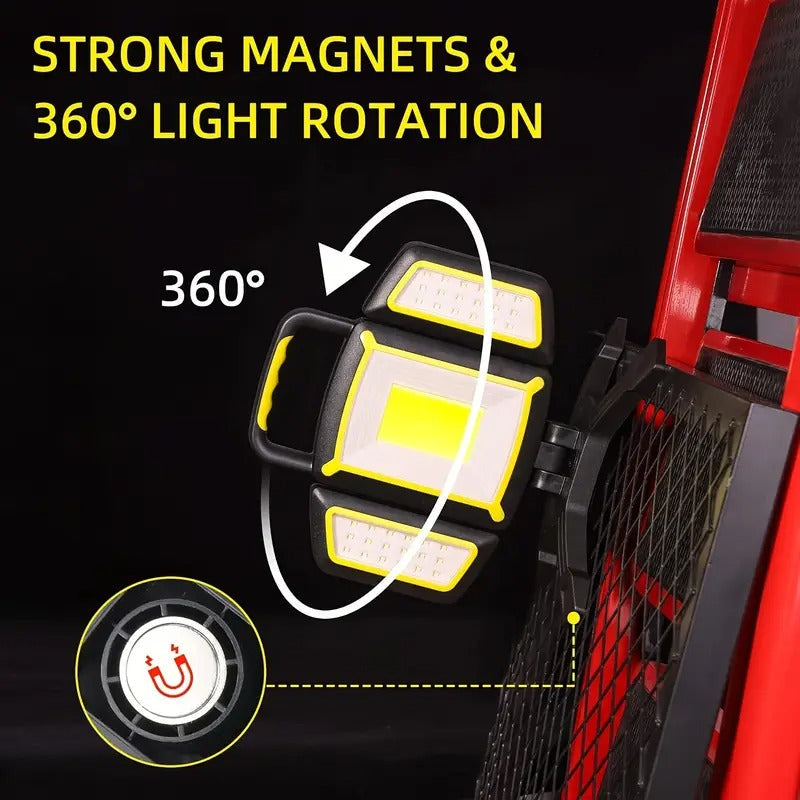 Magnetic Portable LED Work Light Rechargeable-2
