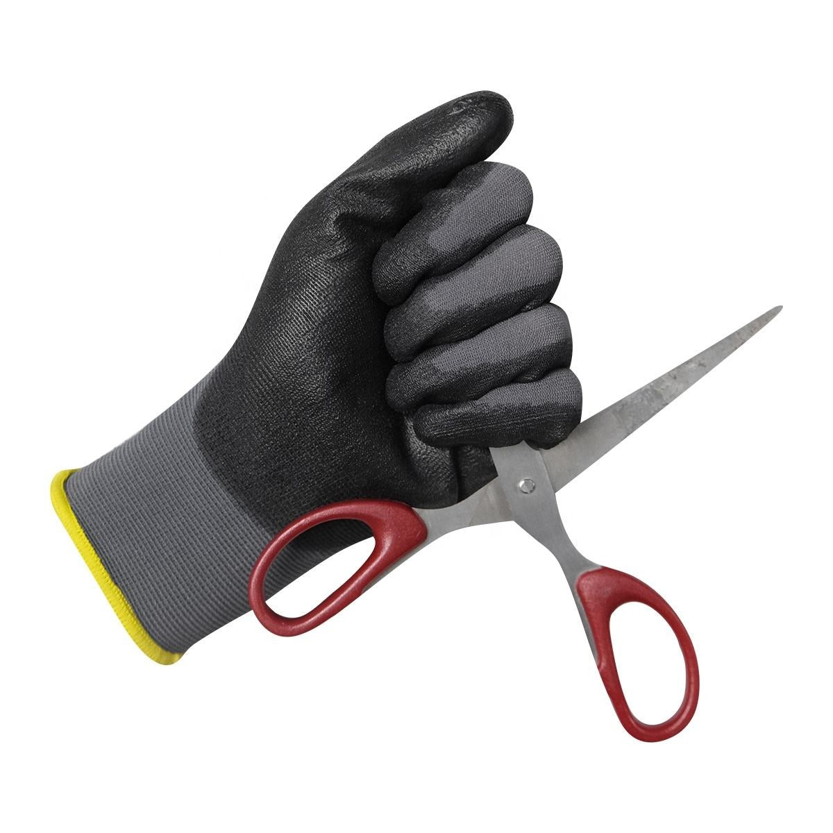 Work Gloves PU Coated General Purpose Hand Protection Garden Mechanic-3